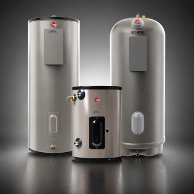 Residential hot water heater tanks